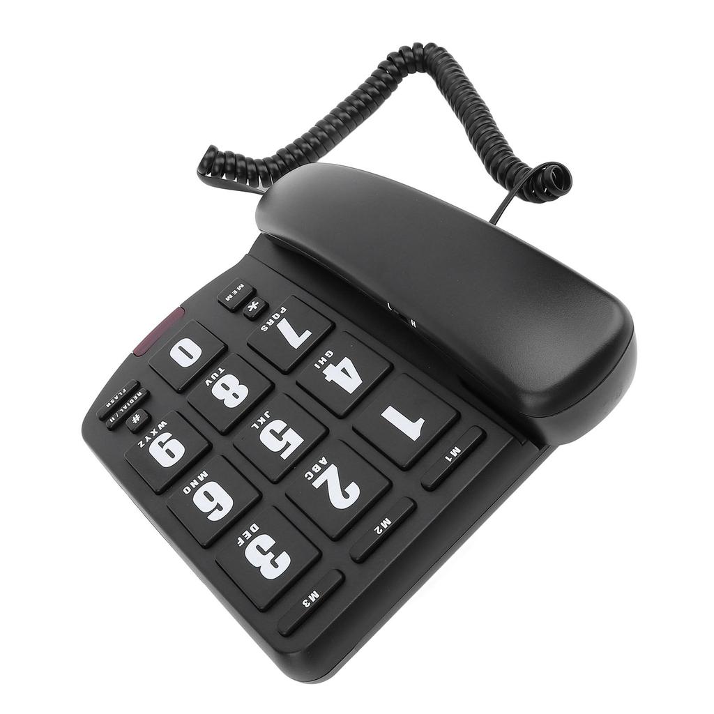 Corded Home Phone Big Button Quick   Volume   Wall Mountable Telephone for Seniors
