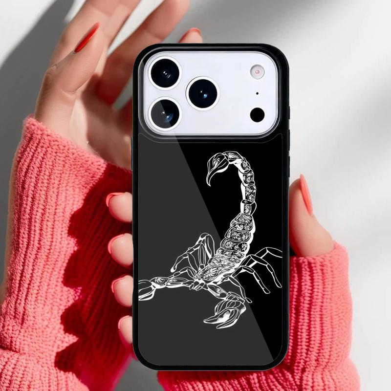 Scorpion soft Phone Case for iPhone 17 Air 16e 15 14 13 Pro Max Back Cover for 12 11 Pro Coque