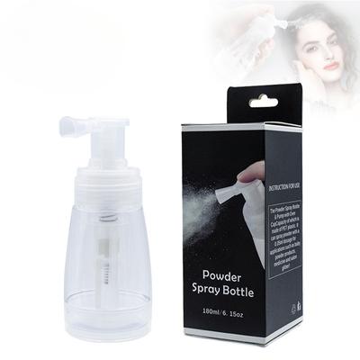 180ML  Hair Salon Powder Spray Bottle Barber Baircut Talcum Refillable Silicone Container Styling Tools Accessories