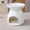 White Ceramic Incense Burner Candle Essential Oil Aromatherapy Diffuser Hollow Heating Stove Middle East Home Decor Ornament