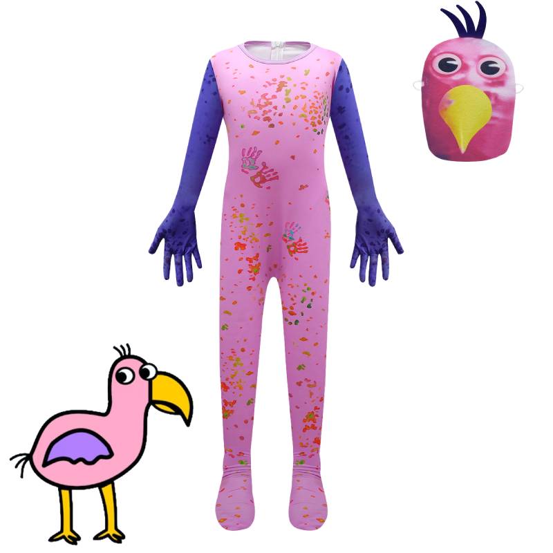 Banban Of Garden Opila Fugl Kostymesett Barn Jumpsuit Halloween Rollelek