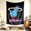 Miami Heat (1) Tapestry Suitable For Decorating Homes Dorms And Bedrooms Soft To The Touch And A Perfect Gift For Friends And Family