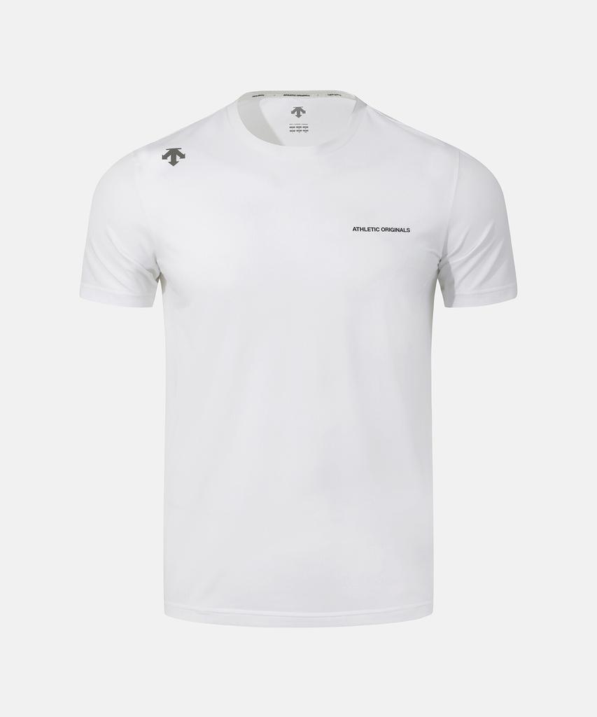 DESCENTE Running Quick Dry Short Sleeve T-Shirt White Sr113Rts21 (B Type)