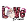Clothes Sticker Iron On Patch Christmas Style Colorful Clear Letter Print Great Stickiness Anti-slip DIY Heat Transfer Heat Press Hoodies Sticker