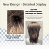Handsome Anime Cos Wig Siamese Cat Short Gradient Hair Wolf-Tailed Mullet Head Wigs  for Boys