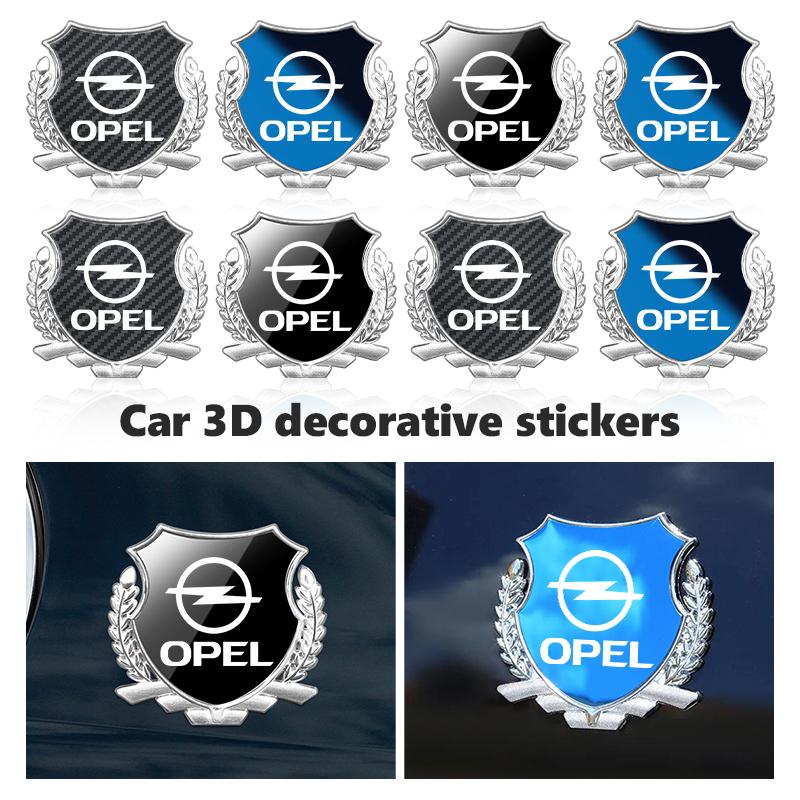 Pegatinas 3D para Carrocería Emblemas Estilo Espigas de Trigo Calcomanías Decoración Para Opel Insignia Astra G J F K Vectra C H Corsa C B D Omega