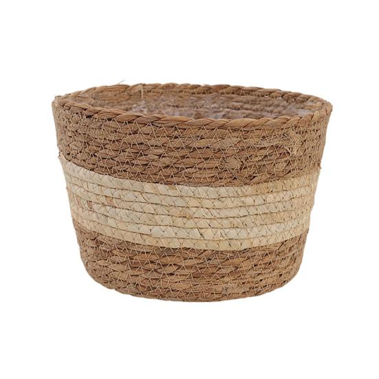 Flowerpot Leak-Proof Mess-Free Plant Hand-Woven Soil Resistant Pot Wet Planter Multipurpose Garden S 2