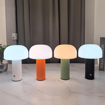 Lampă nouă ciupercă LED de încărcare lampă de masă cu 3 culori cu intensitate variabilă lampă de birou ciupercă lumină de noapte pentru bar restaurant decor dormitor