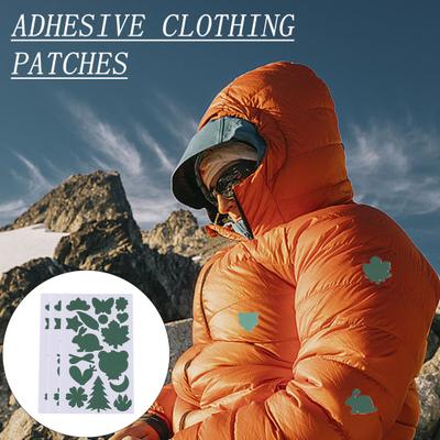 3 pezzi toppe per piumini forma creativa impermeabile facile da usare fai da te foro abbigliamento toppe di riparazione autoadesive