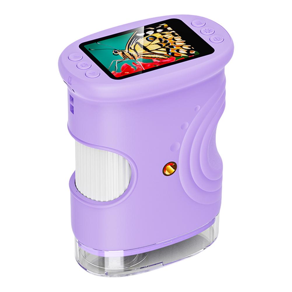 Mikroskop für Kinder 1000X 1080P Digitales Mikroskop Kindermikroskop Tragbare Handlupe für Wissenschaftliches Experiment