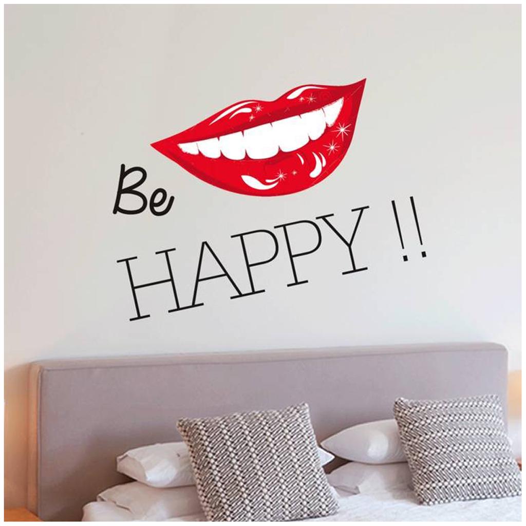 Les Trésors De Lily [Q4808] - Sheet of Stickers 'Messages' (Be Happy!!) - 50x70 Cm