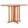 VidaXL Table pliable de jardin papillon 120x70x75 cm Bois teck solide
