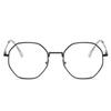 Octagonal Anti-Blue Light Glasses - Unisex Polygon Frames for Students