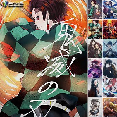DIY Diamentowe malowanie 5D Zabójca demonów: Kimetsu no Yaiba Zestaw do haftu krzyżykowego Pełne wiertło Haft Mozaika Art Picture of Rhinestones Gift