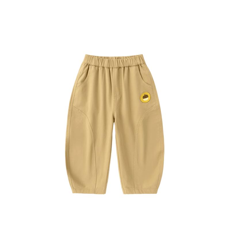 Dudujia Kids' Pure Cotton Autumn Curved Cargo Pants