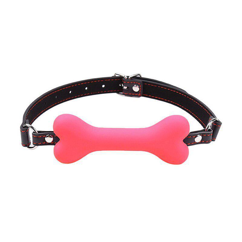Adult Supplies Fun Bundled Props Silicone Dog Bones Mouth Plugs Mouth Opener Alternative Toys Couples Adult Games Sex