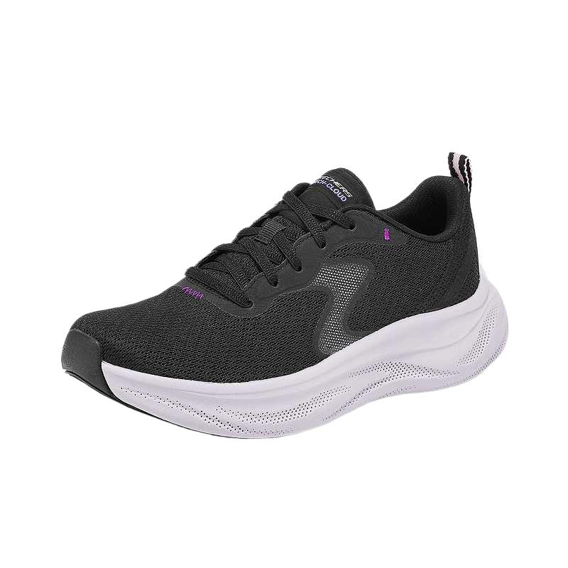 Skechers Sport Womens Fashion Comfortable Versatile Casual Low-Top Running Shoes Women sneakers Black 150562-BKLV
