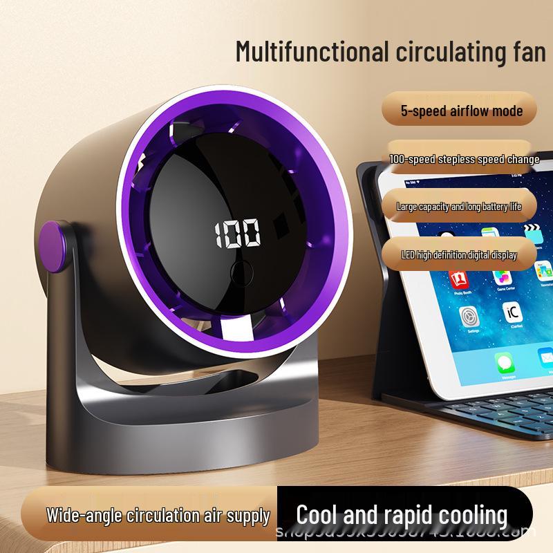USB Mini Desktop Fan – Portable Office and Dorm Circulation Fan
