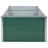Garden Raised Bed Galvanized Steel 240 X 80 X 45 Cm Green