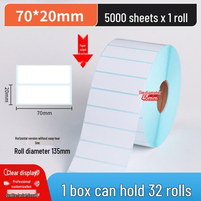 Durable Thermal Adhesive Barcode & Price Label Stickers