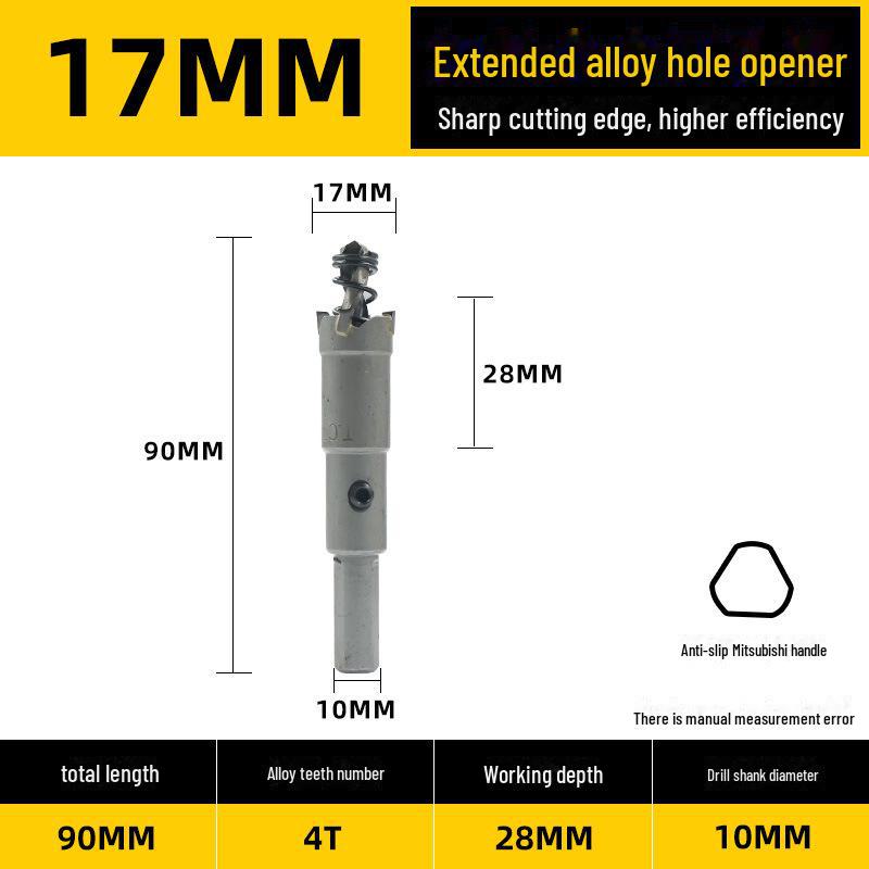 Děrovací vrták z nerezové oceli a slitiny kovu pro tlusté plechy