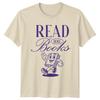 Read More Books Cartoon Book Character Reader TShirt