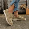 Fashion Spring New Flat Shoes Women's Fashion Round Head Deep Mouth Suede Soft Sole Anti-slip Wear-resistant Single Shoes