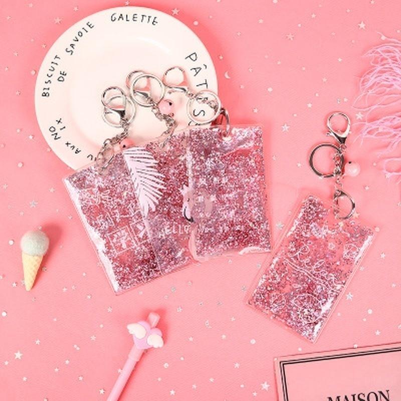 Fresh Protective Cover Student Rice Card Access Control Certificate Set Keychain