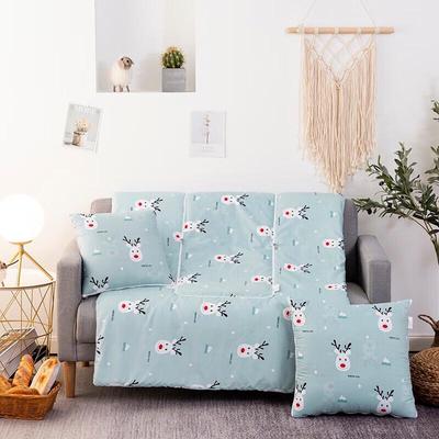 Yalu Fine Combed Cotton Pillow Blanket