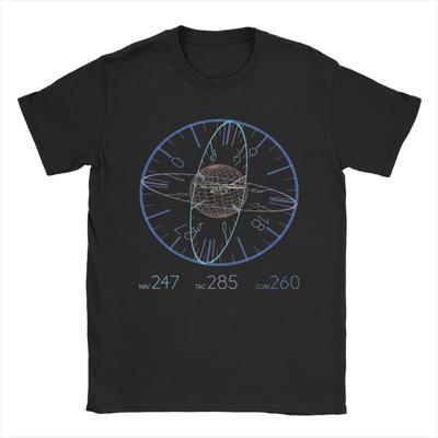 Stars Treks The Original Series Navigation Display T Shirt Men's  100% Cotton T-Shirts Round Neck Tees Short Sleeve Clothes Gift