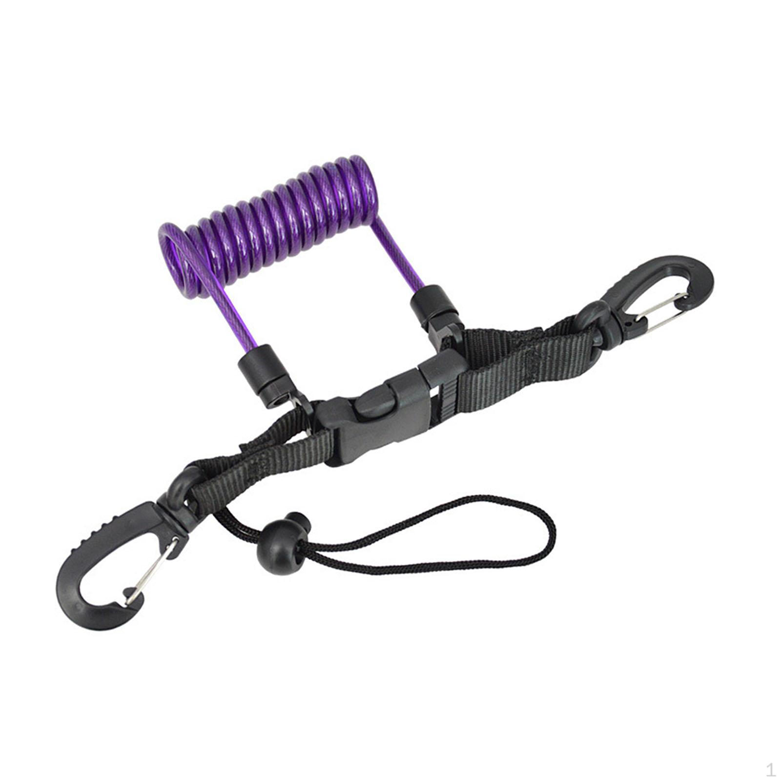 

Ремешок для дайвинга, веревка для фридайвинга, растягивающаяся сверхмощная легкая камера для фиолетовый