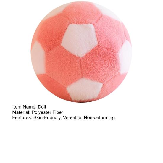 Buntes Fußball-Stofftier für Kinder Weiches Kuscheltier Kissen für Jungen Kuschelfreund Geschenk für Geburtstag Weihnachten