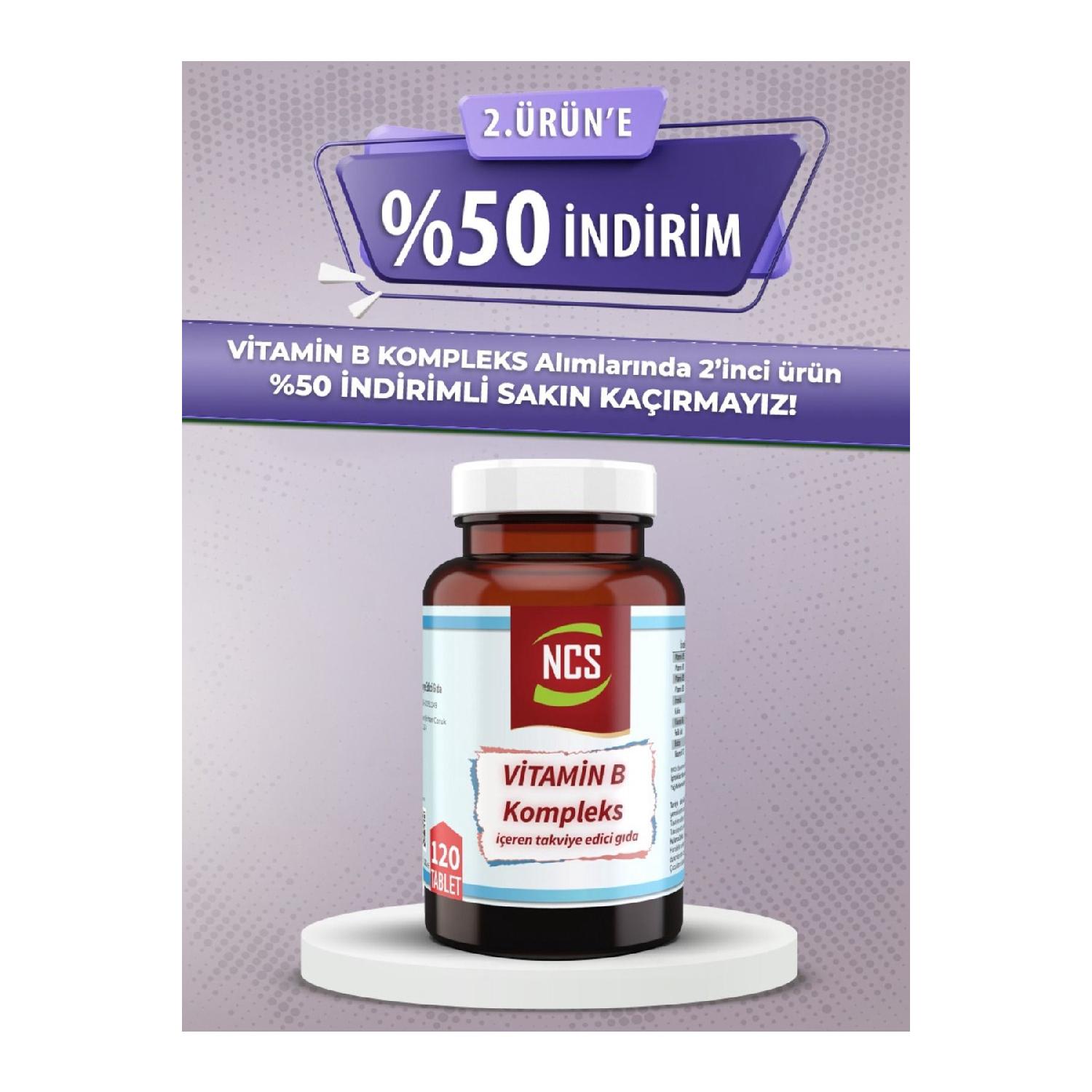 

Vitamin B Complex B Vitamins 120 Tablet