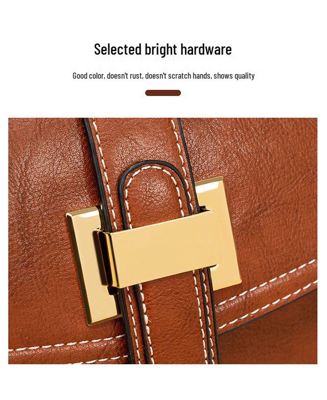 Women's Retro European & American Style Boston Shoulder Crossbody Bag