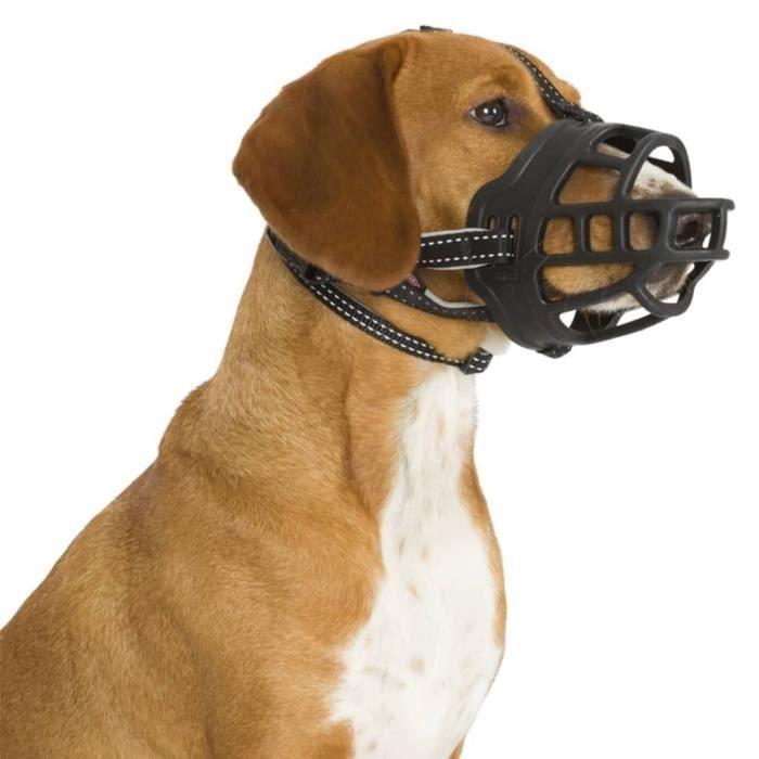 Muselière - TRIXIE - Muzzle Flex - Caoutchouc - Taille M/L - Noir