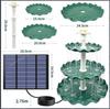 Solar-Powered Floating Garden Fountain and Light