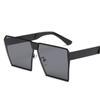 Fashion Luxury Brand Designer Oversized Square Sunglasses Women For Men Vintage Flat Top Mirror Shades Trend Punk Sun Glasses