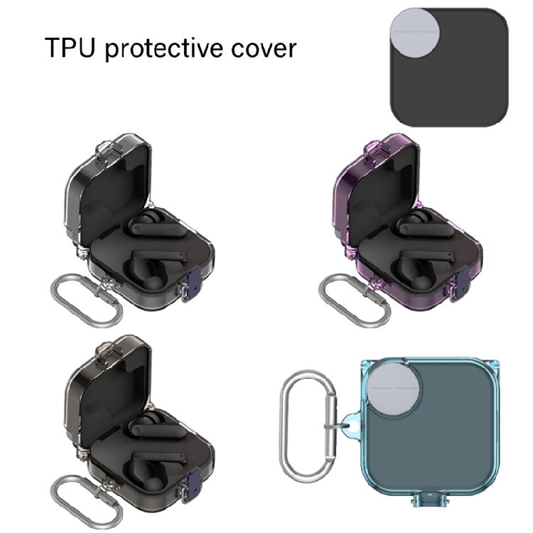 Headphone Clear Protective Case for CMF Buds 2 Cover Shockproof Shell Washable Housing Antidust Sleeve Soft Guard Skin