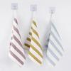 3Pcs Dishwash Rag Striped Design Soft Durable High Water Absorption Non-Stick Cleaning Cloth Kitchen Towel