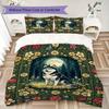 Set Copripiumino con Fantasia di Cani Husky Copripiumino Federa Decorazione per la Casa Regalo di Compleanno (1 * copripiumino + 2 * federe senza imbottitura)64