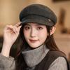 Bweeberry Beret Hat For Women Winter Fashion Windproof Warm Polyester Casual Style