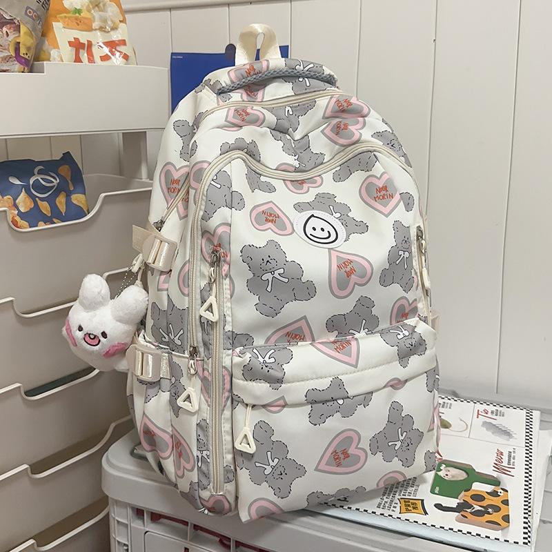 

Рюкзак для девочки начальной школы, студентки колледжа, ученицы старшей школы, для мальчика, любовь, рюкзак для ученика средней школы