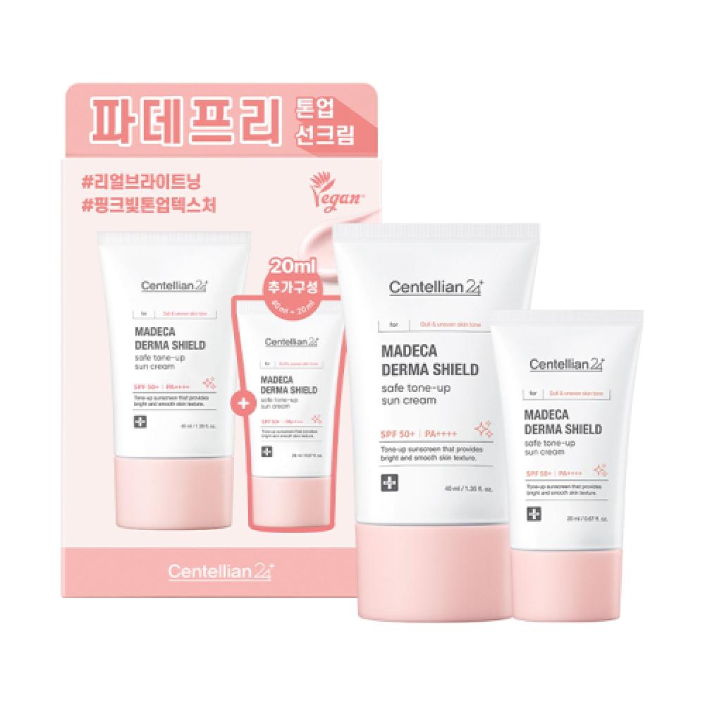Centellian24 Madeca Derma Shield Safe Tone Up Sun Cream 40ml+20ml Special Set FREE