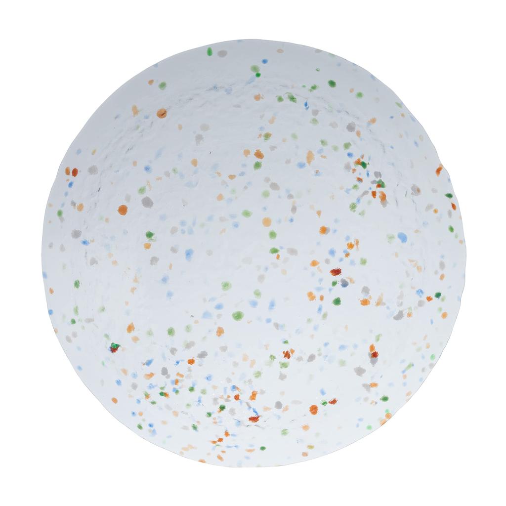 Mizusaki Glas Große Platte, ca.. 25cm, M22761, Hergestellt in Japan, MKG-122761