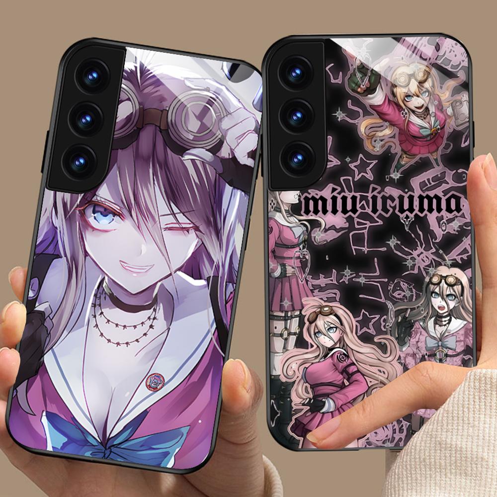 Danganronpa Miu Iruma Phone Case for Samsung Galaxy S26 S25 S24 S23 S22 S21 S20 Note20 Plus FE Ultra Glass Protective Cover