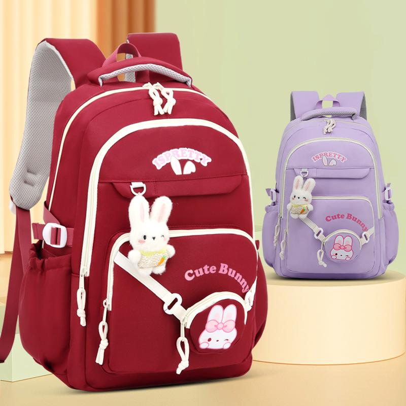 Schoolbag schoolbag primary school students cute junior high school students versatile fashion backpack simple high school leisure large capacity bag
