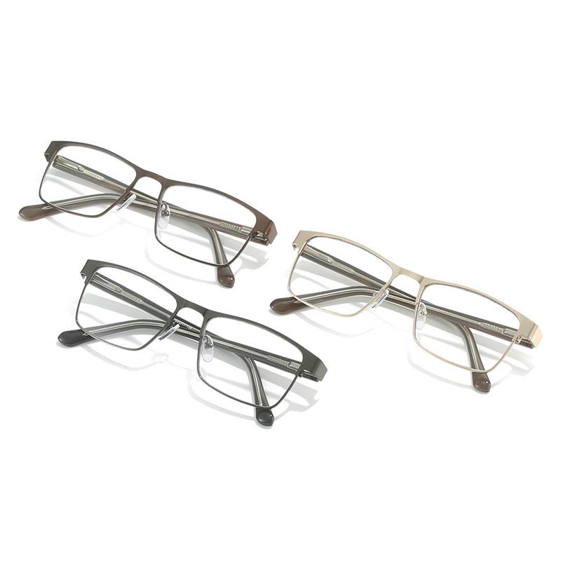 Smart Zoom Reading Glasses Far And Near Dual-Purpose Metal Anti-Blue Reading Glasses Discoloration