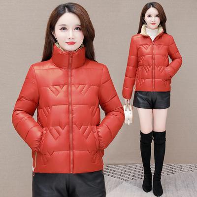 2025 New Women's Padded Jacket Thickened Short Cotton Jacket Women's Stand Collar Bread Jacket Winter Jacket