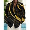 Men's Shirts, Button Down Shirts, Casual Shirts, Spring and Summer, Printed Long Sleeves Tops Fashion Comfortable Men Clothing