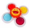 Fidget Spinner Z Przyssawką Sensoryczną Kąpiel Prezent Grzechotka 3 Sztuki